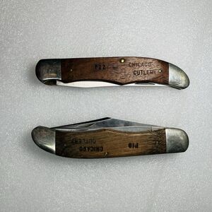 Vintage Chicago Cutlery P22 And P19 Knives